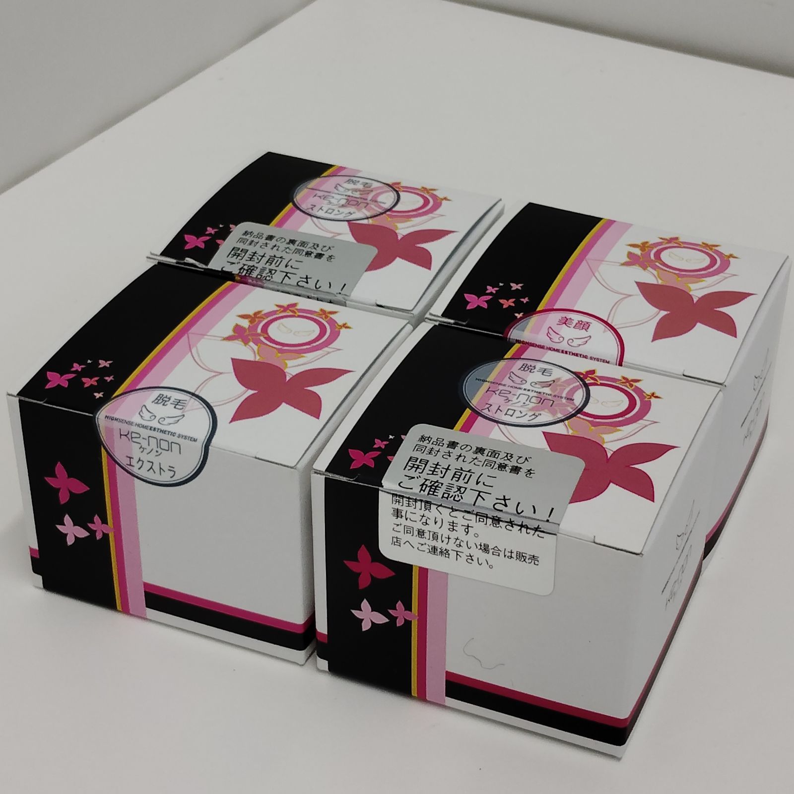 3-000069】 KE-NON 脱毛器 Ver.7.2 新品カートリッジ付き 脱毛 美顔