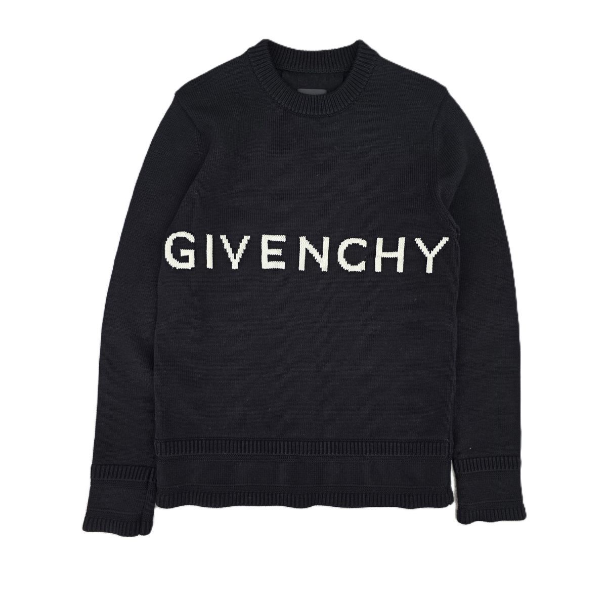 GIVENCHY ジバンシィ ロゴ コットン ニット 22SS クルーネック 