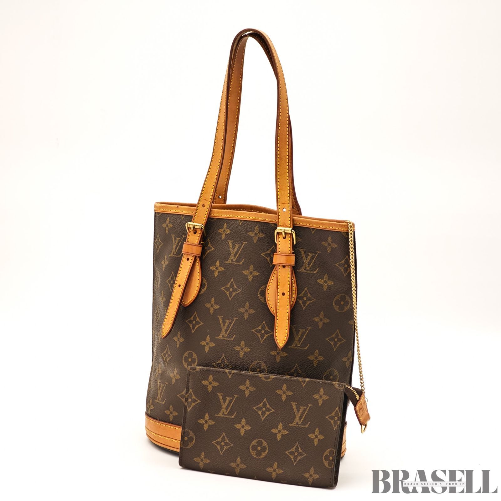 Louis Vuitton バケットバッグ ブラウン Louis Vuitton バケットバッグ ブラウン
