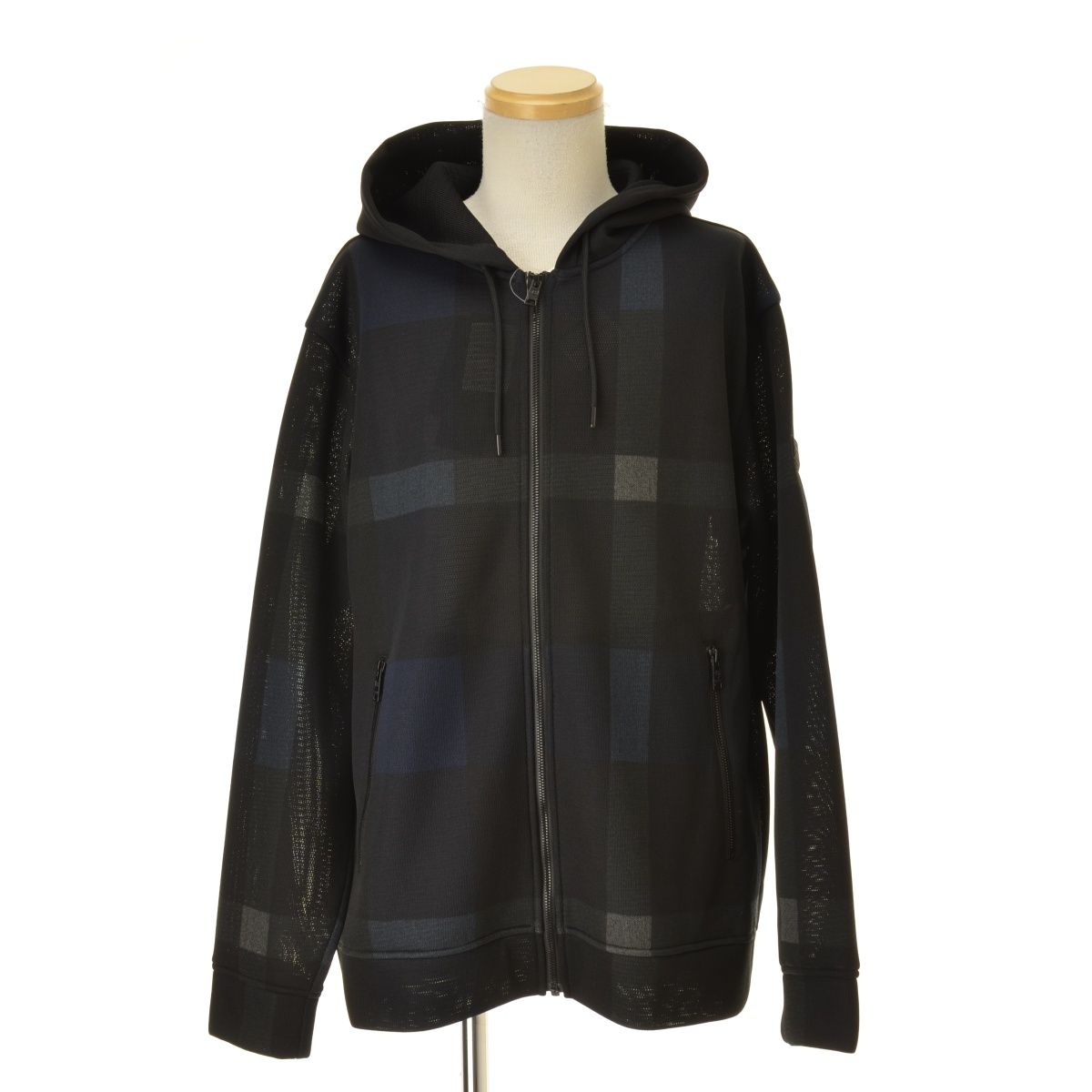 【BLACKLABELCRESTBRIDGE】BLACK lab. 51P46656-09 シアーダンボールクレストブリッジチェックパーカージップアップパーカー BLACKLABELCRESTBRIDGE】BLACK lab. 51P46656-09 シアーダンボール