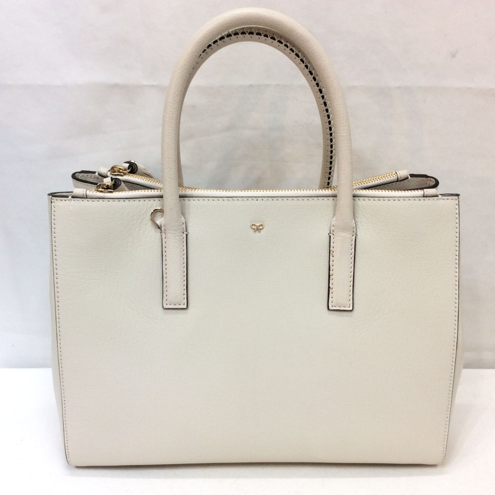 美品☆ANYA HINDMARCH アニヤハインドマーチ イーブリー スマイル 2WAY 