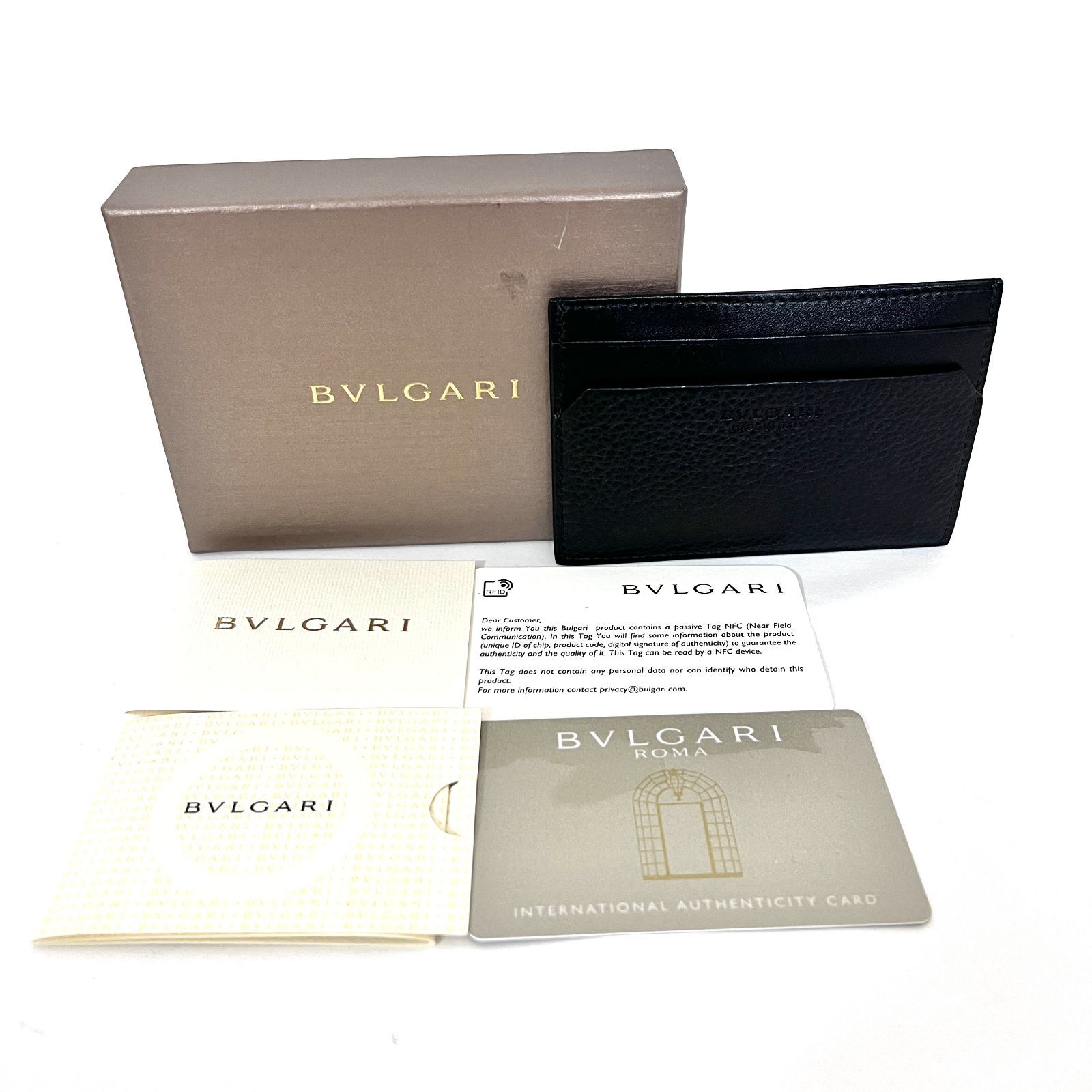 SD6227 新品未使用！ BVLGARI ブルガリ OCTO オクト カードケース