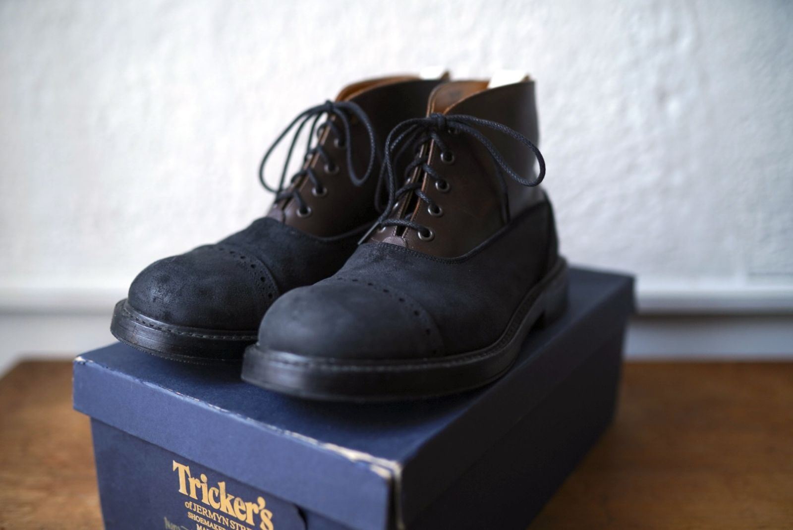 Mens Two Tone Oxford Boots オックスフォードブーツ / Quilp by 