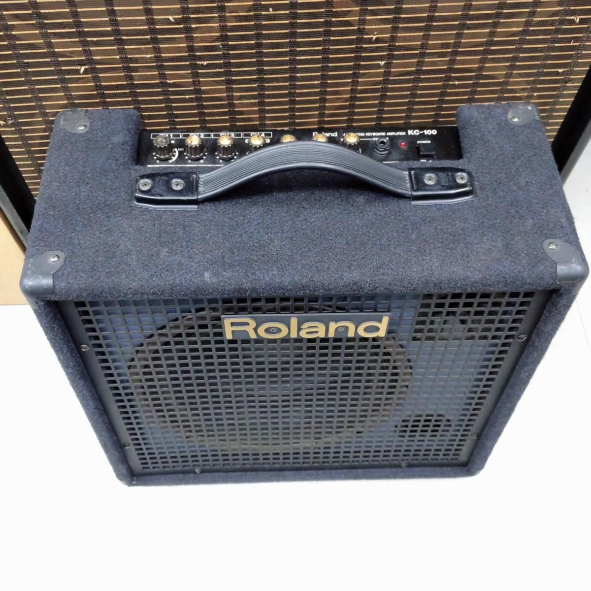 Roland キーボードアンプ KC-100 ローランド ▽ 749E8-1 中古品 Roland キーボードアンプ KC-100 ローランド ▽ 749E8-1 中古品