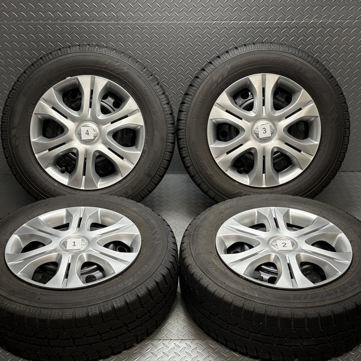 E12 ノート タイヤホイール ① 185/70R14 ブリヂストン/エコピア 2023 
