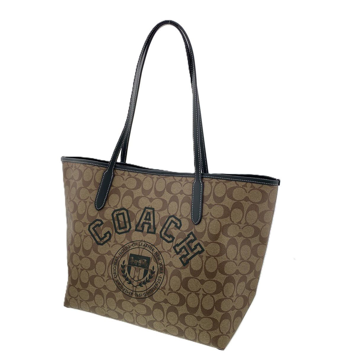 COACH コーチ シティ トート シグネチャー キャンバス ウィズ ヴァー 