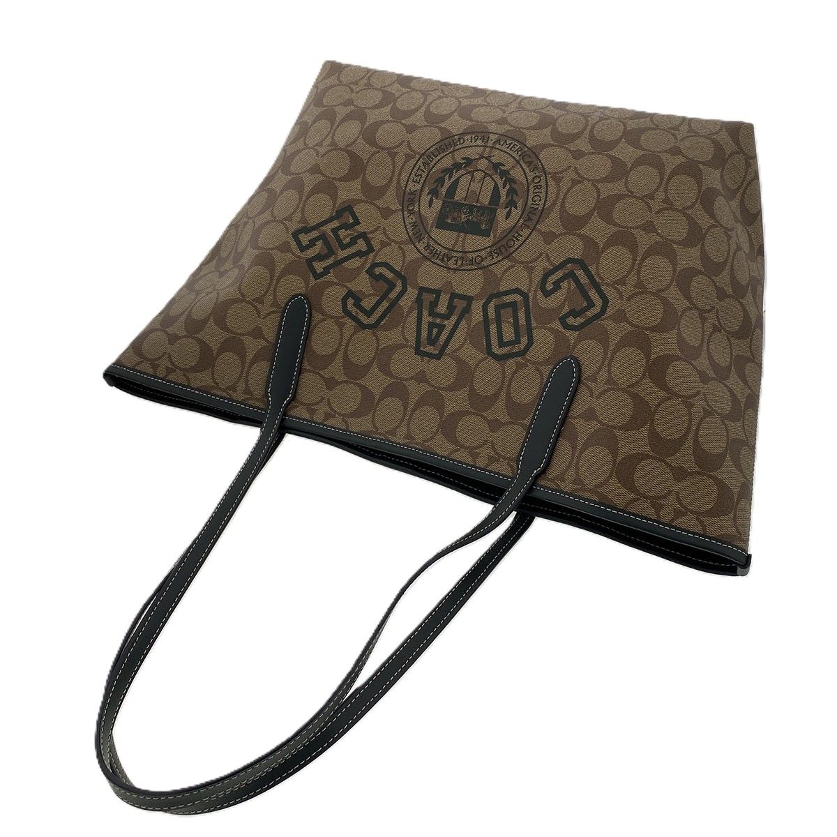 COACH コーチ シティ トート シグネチャー キャンバス ウィズ ヴァー 