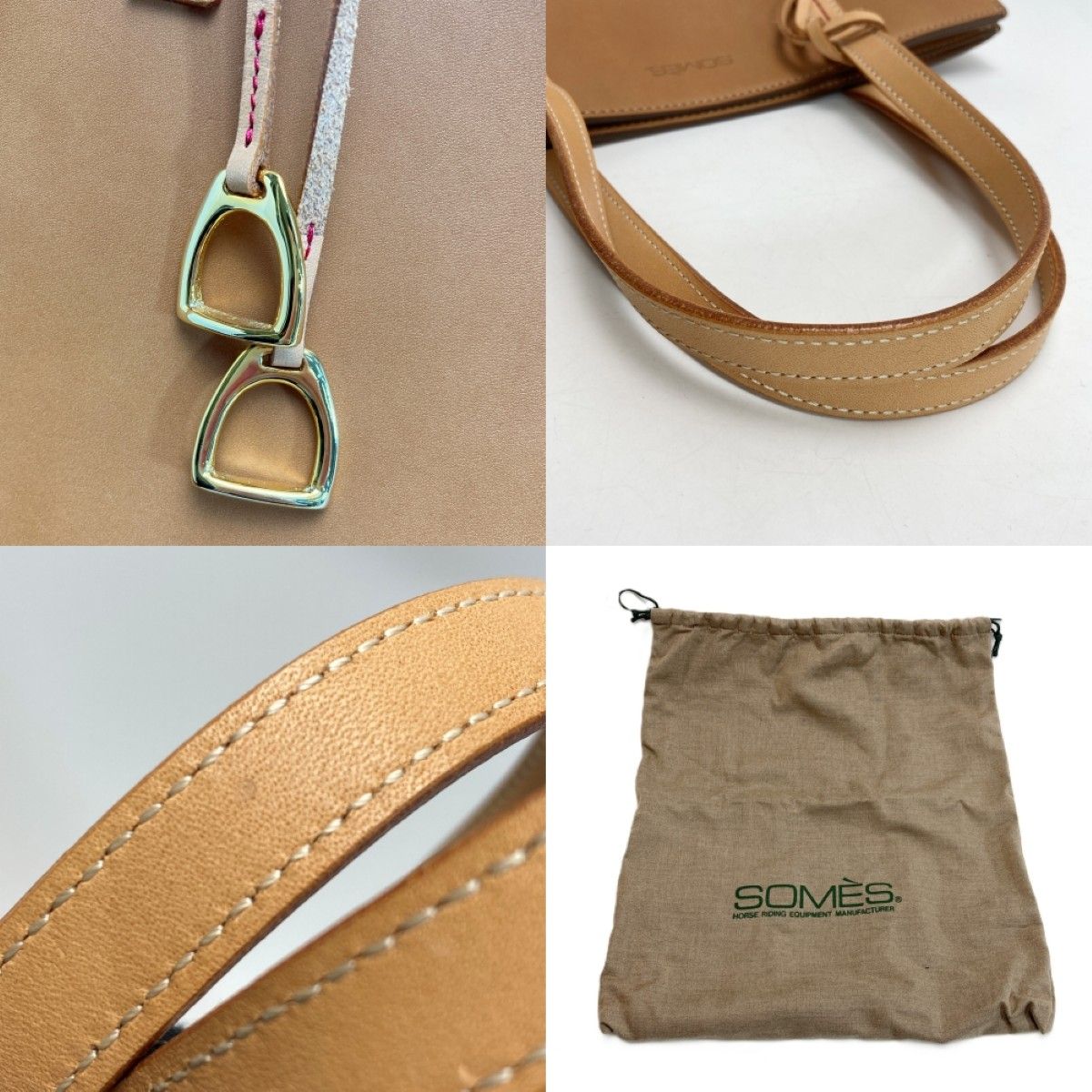 Somes Saddle ソメスサドル トートバッグ レザー ブラウン 