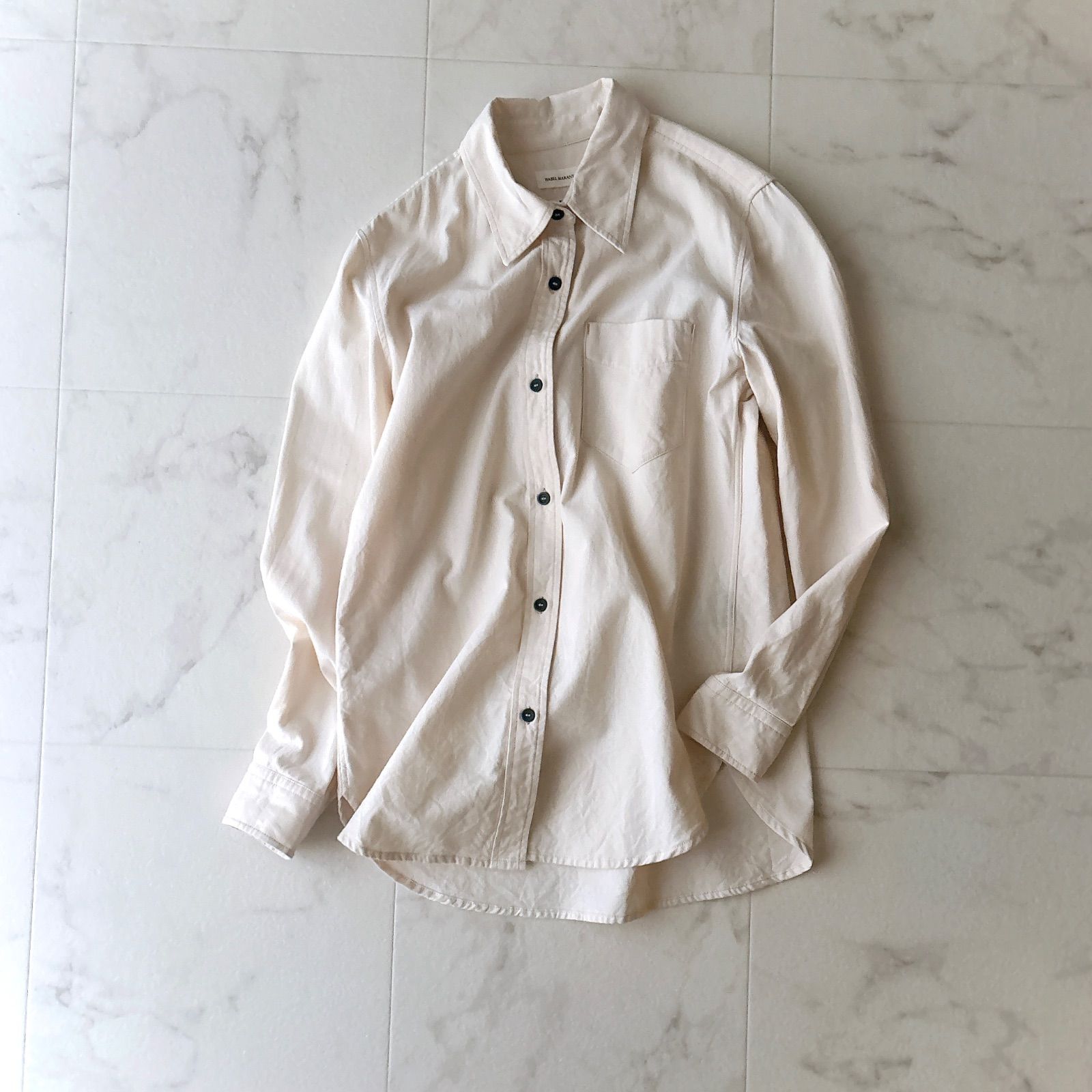 美品 Isabel Marant Etoile イザベルマランエトワール コットンシャツ