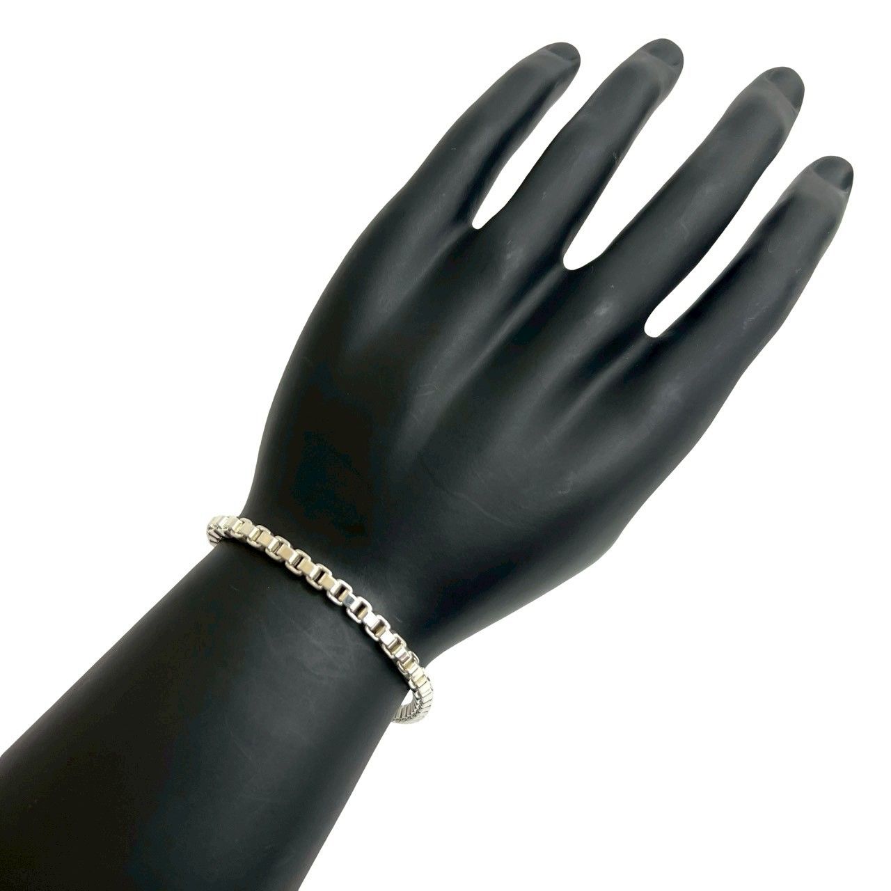 極 美品 TIFFANY&Co. ティファニー ベネチアン シルバー925 チェーン 