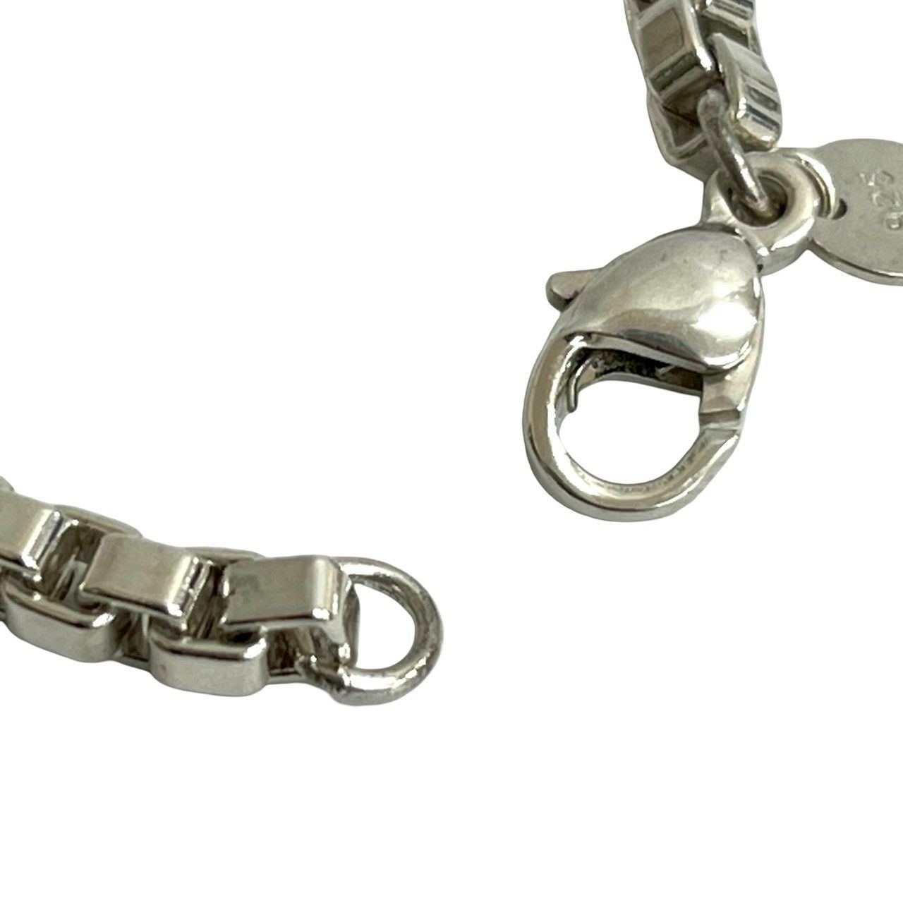 極 美品 TIFFANY&Co. ティファニー ベネチアン シルバー925 チェーン 