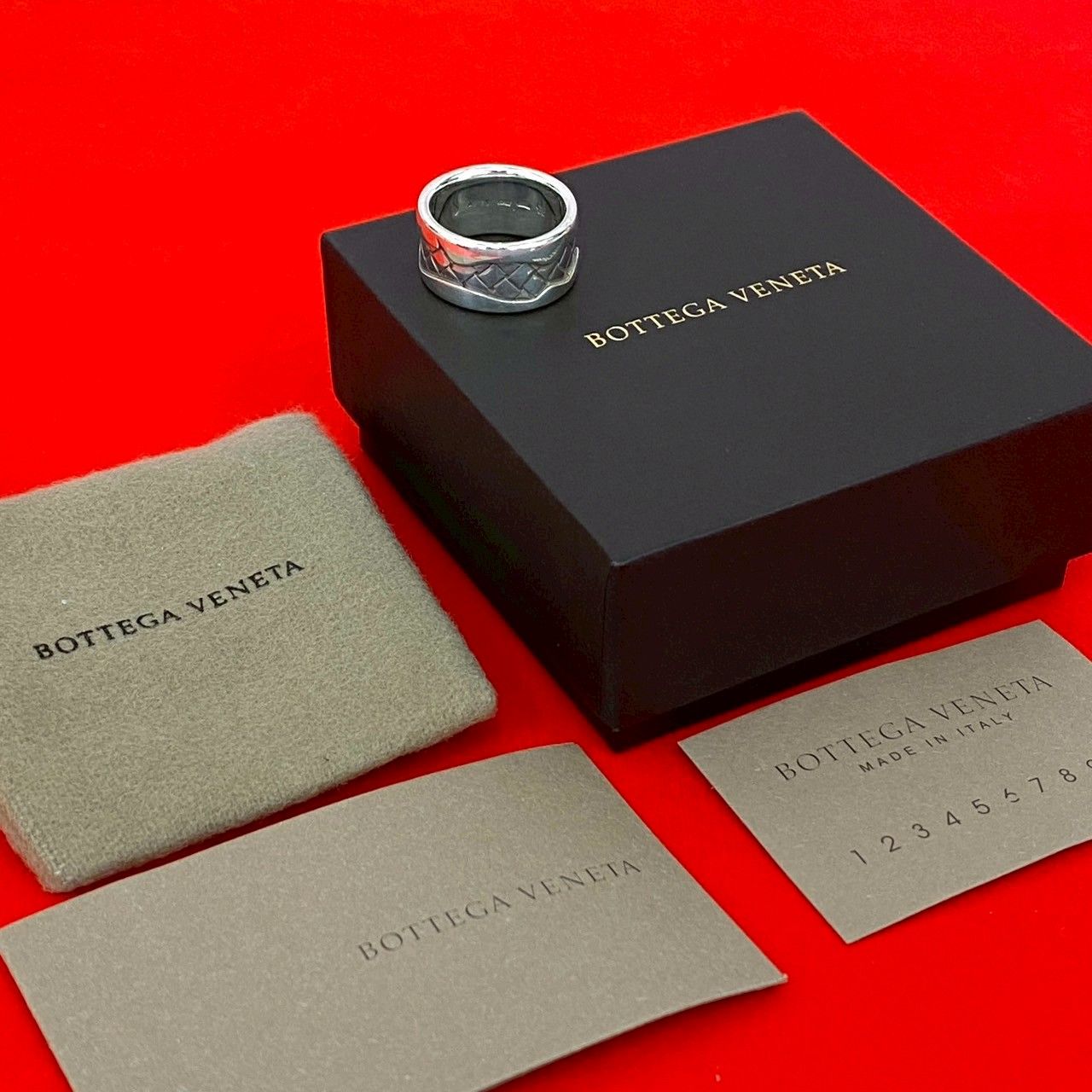 極 美品 保存箱 袋付き BOTTEGA VENETA ボッテガヴェネタ イントレ 