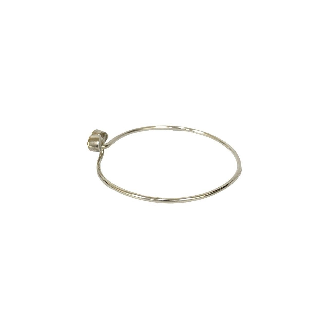極 美品 TIFFANY&Co. ティファニー ダブル ハート フック バングル