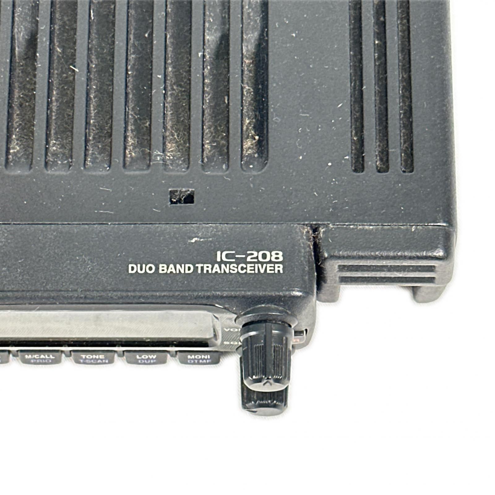 ICOM IC-208 DUAL トランシ－バ－ ICOM IC-208 デュオバンド 