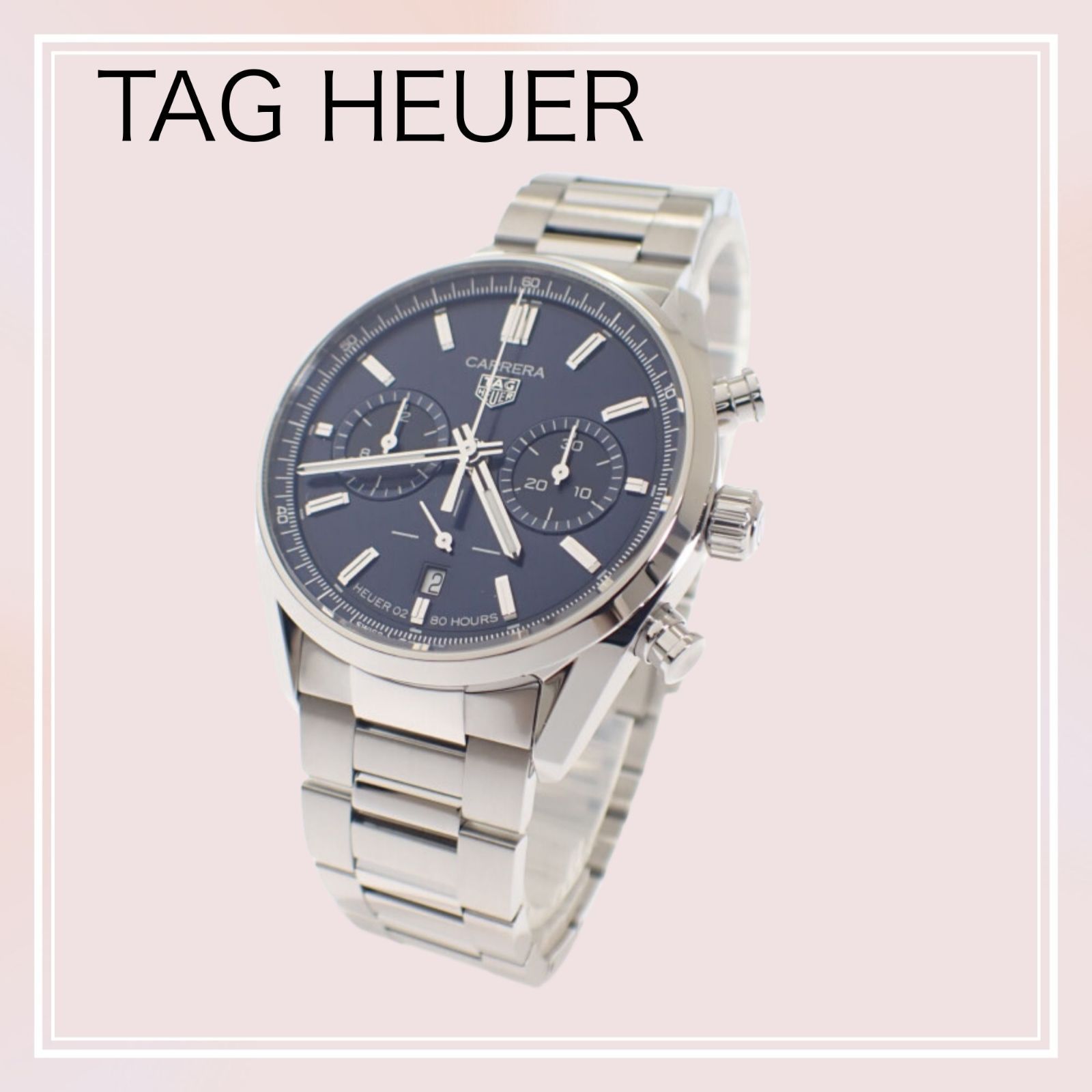 TAG HEUER】カレラ キャリバーホイヤー02 クロノグラフ CBN2011.BA0642 
