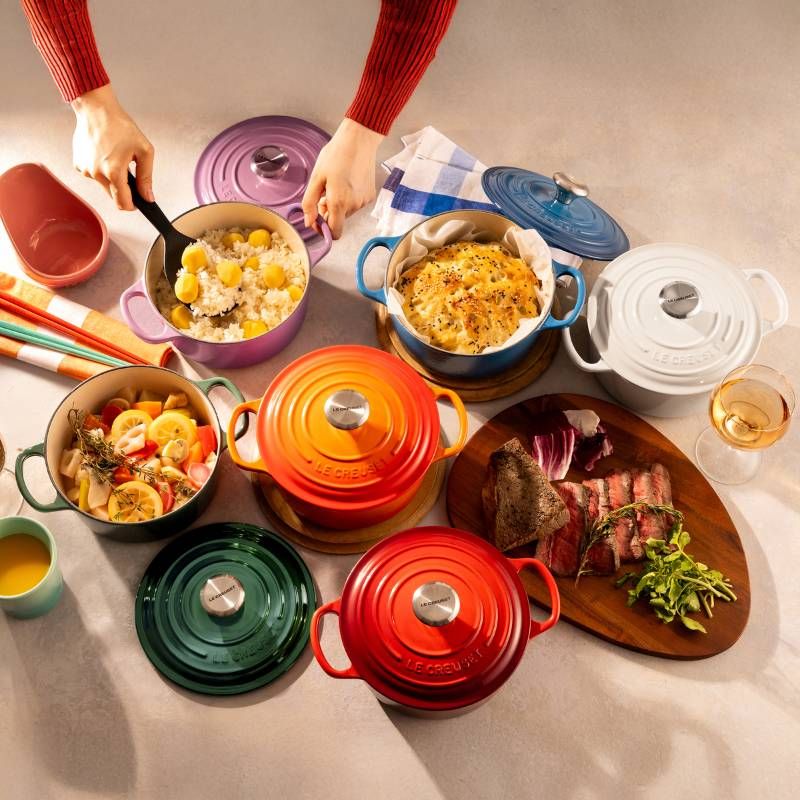 タ LE CREUSET ル・クルーゼ シグニチャー ココット・ロンド 18cm 