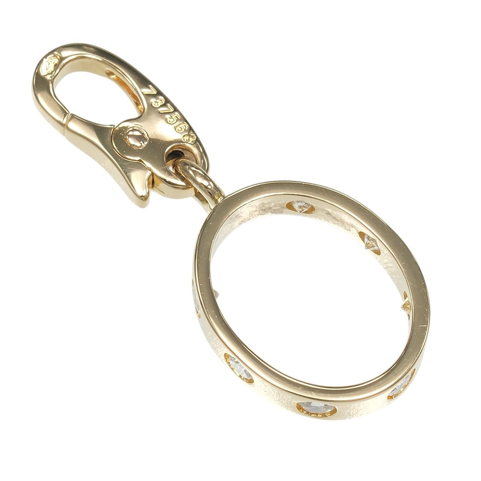 CARTIER】カルティエ ラブ チャーム K18イエローゴールド×ダイヤモンド
