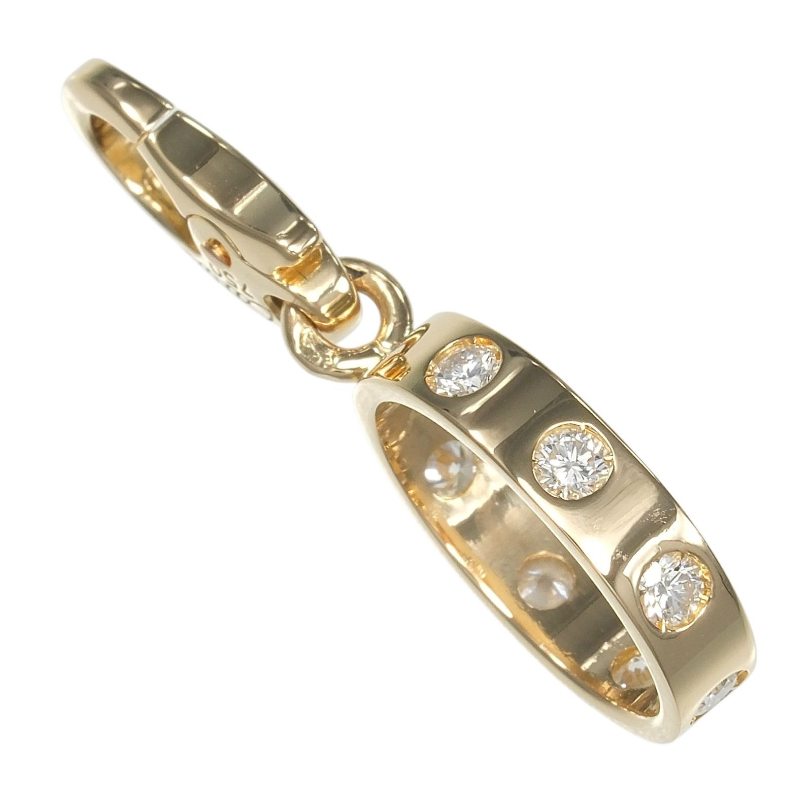CARTIER】カルティエ ラブ チャーム K18イエローゴールド×ダイヤモンド