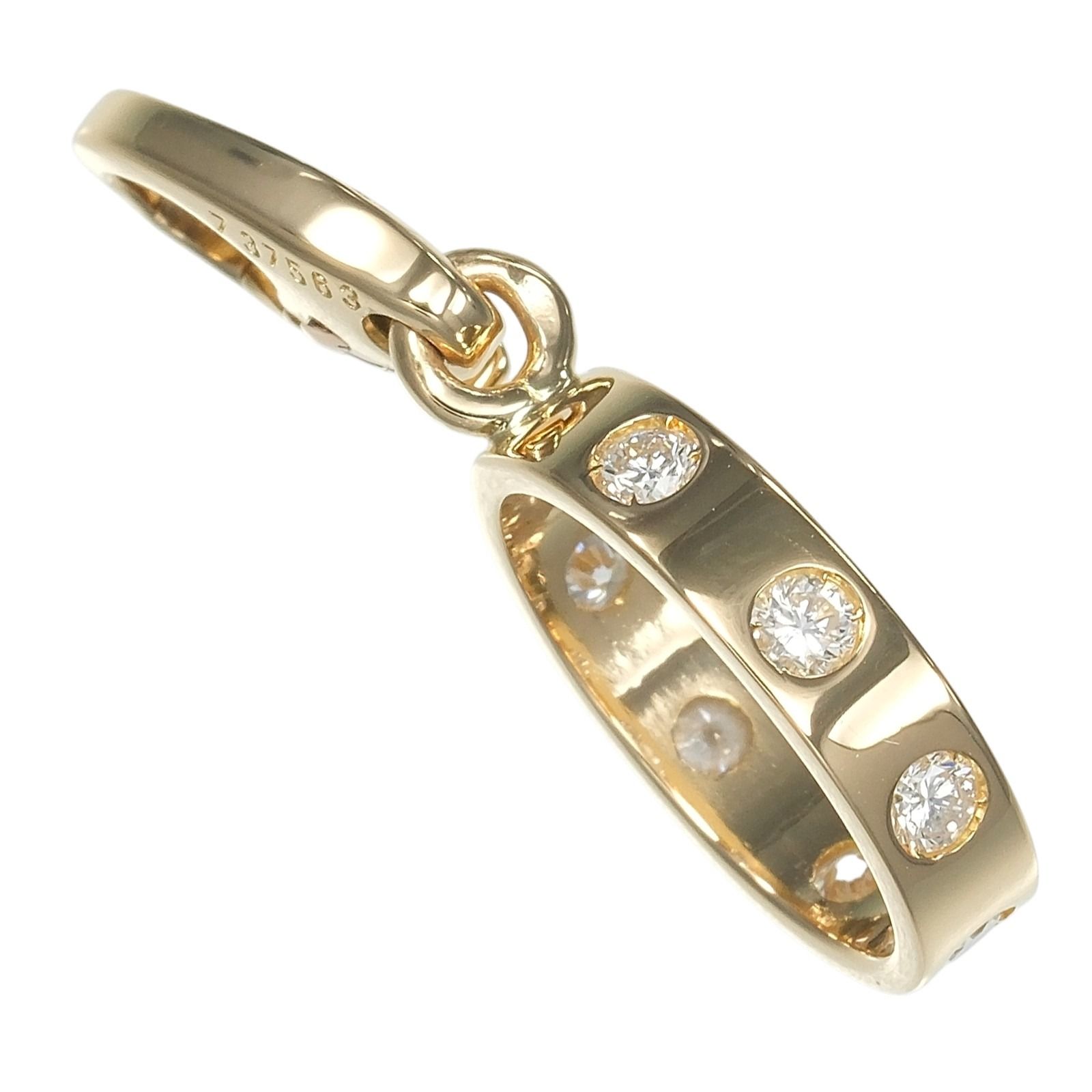 CARTIER】カルティエ ラブ チャーム K18イエローゴールド×ダイヤモンド