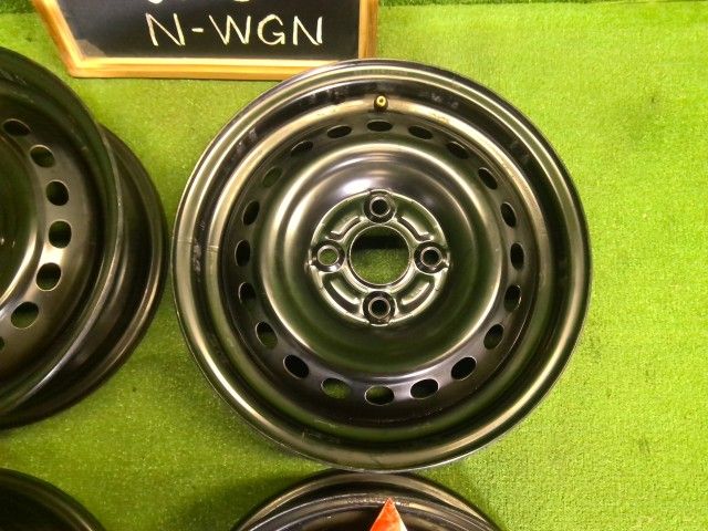 中古】N－WGN 6BA-JH3 14インチ スチールホイール 4本セット 42700