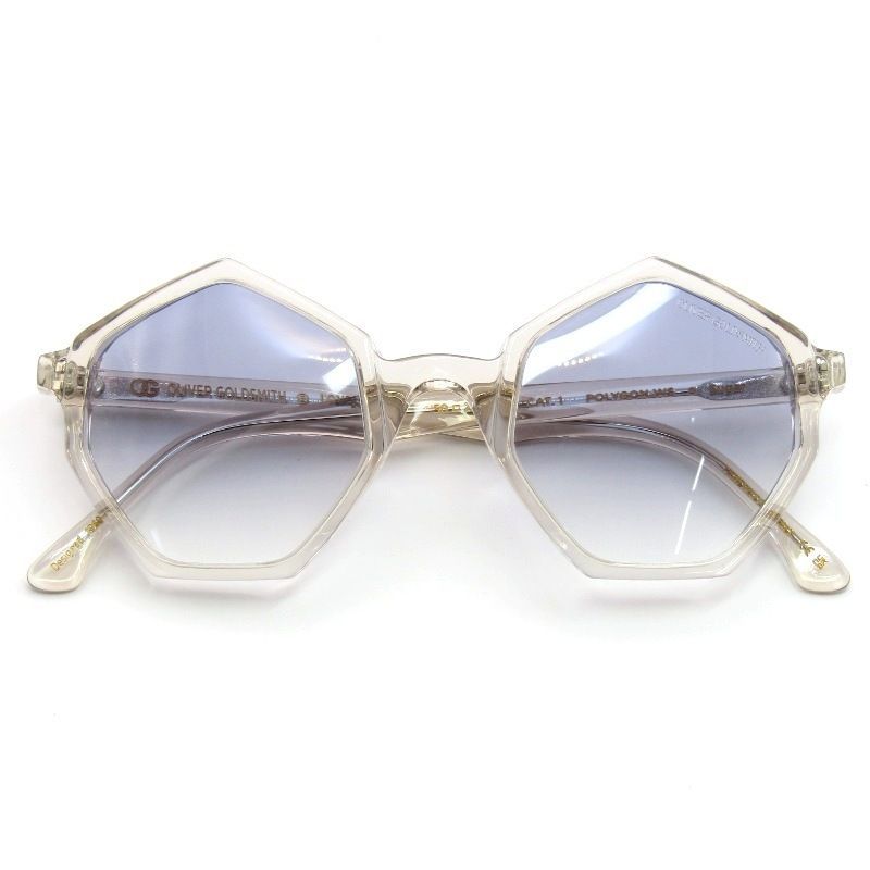 未使用 OLIVER GOLDSMITH オリバーゴールドスミス サングラス POLYGON WS イタリア製 ポリゴン ヘプタゴン 七角形 Sugar 61004963 未使用 OLIVER GOLDSMITH オリバーゴールドスミス サングラス POLYGON
