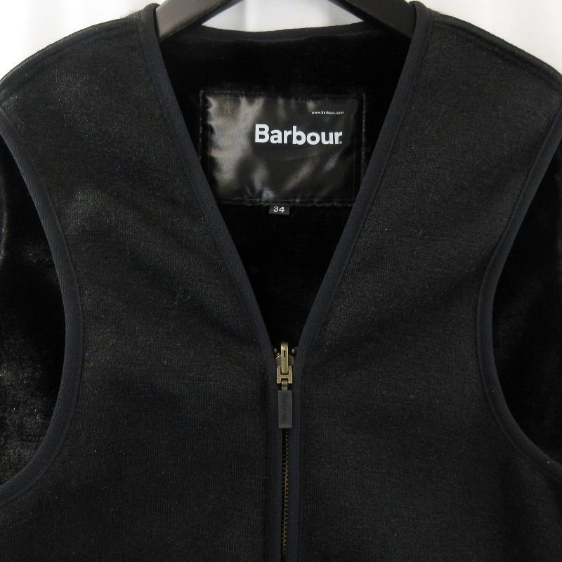 美品 Barbour バブアー ファー ライナーベスト 1802082 FUR LINER 