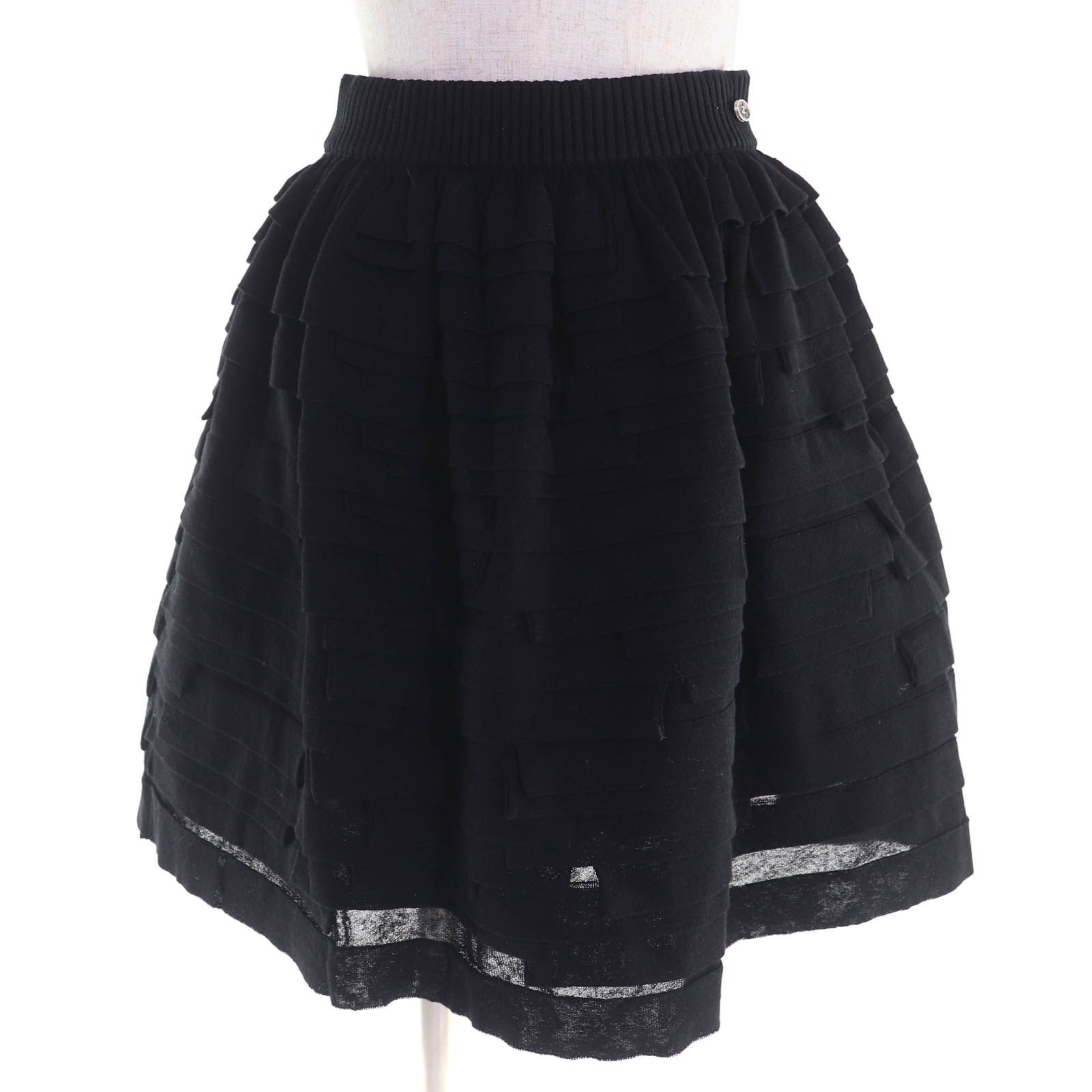 美品△CHANEL シャネル P53208 コットン リネン ココマークワン 