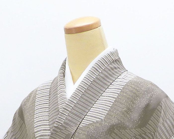 小紋 未使用 正絹 幾何 身丈162.5cm 裄丈65.5cm 小紋 未着用 美品 新古