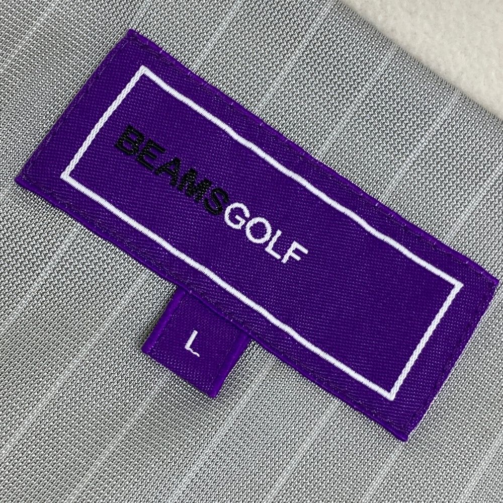 サイズ：L BEAMS GOLF ビームスゴルフ パープルレーベル 蓄熱 ダウン ジップベスト  ホワイト系 [240101638939] ゴルフウェア メンズ ストスト サイズ：L BEAMS GOLF ビームスゴルフ パープルレーベル 蓄熱 ダウン