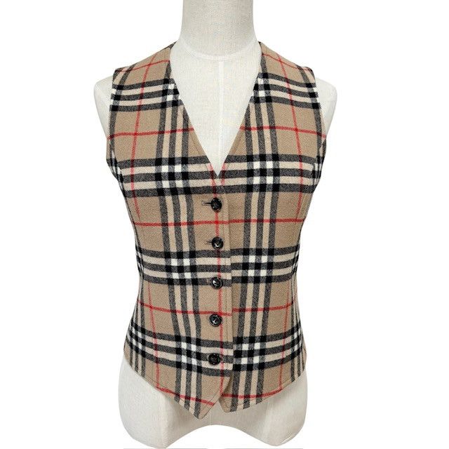 【1円スタート】BURBERRYS ヴィンテージ バーバリーズ ノヴァチェック ホースシャドウ 2WAYハンドバッグ トップハンドル ロゴ 22-7982 ノバチェック バーバリーズ Burberrys 裏地ノバチェック柄スウィングトップ フリンジ ウール100％