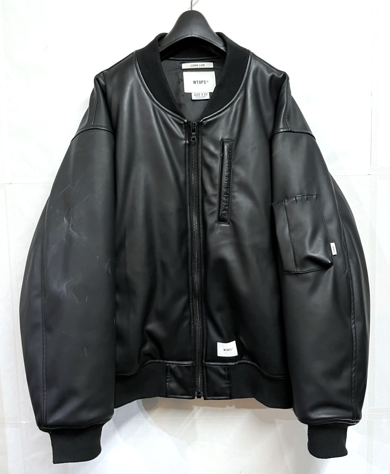WTAPS｜ダブルタップス YT13/JACKET/SYNTHETIC シンセティックレザー