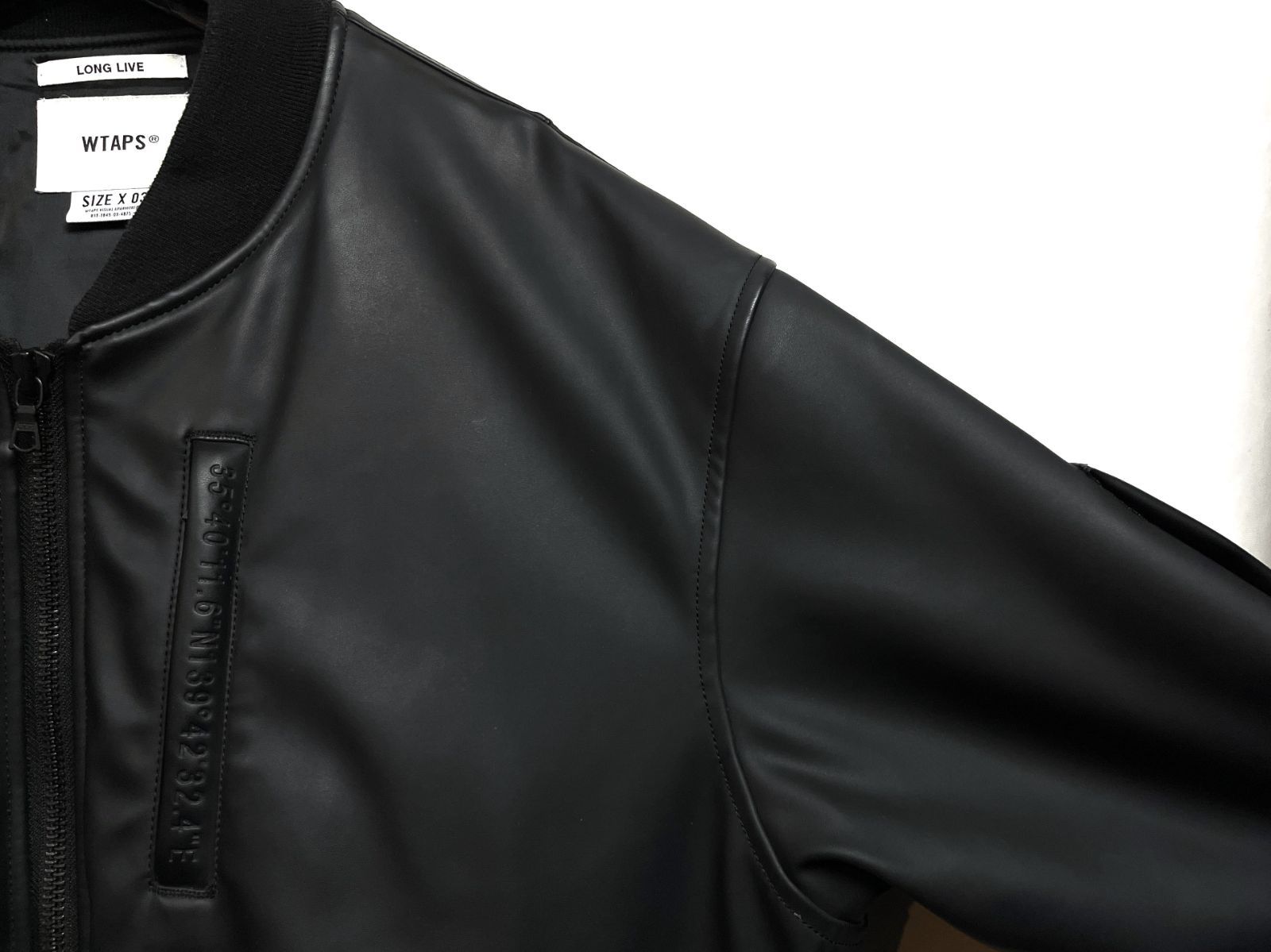 WTAPS｜ダブルタップス YT13/JACKET/SYNTHETIC シンセティックレザー