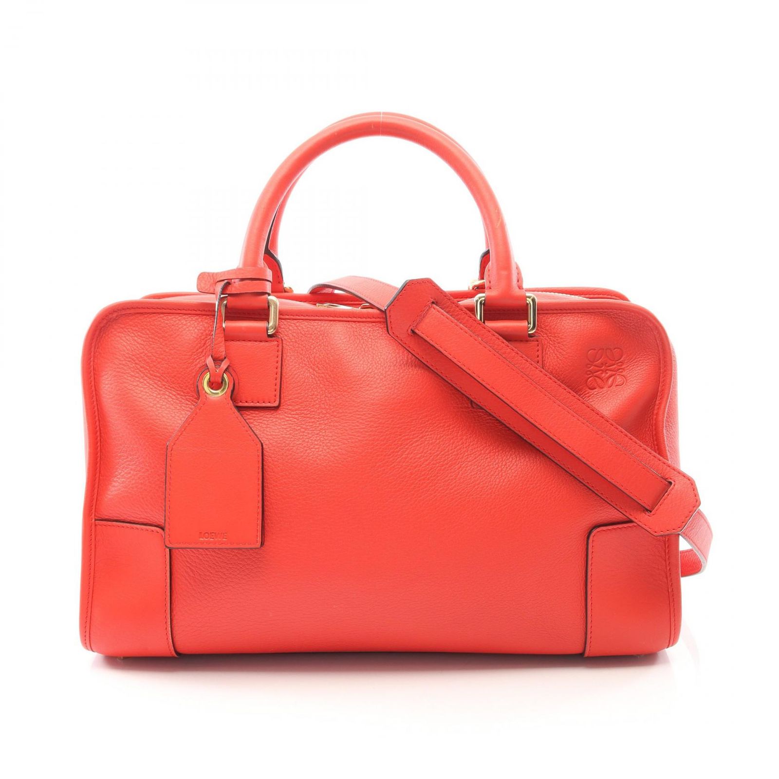 ロエベ LOEWE アマソナ36 アナグラム ハンドバッグ レザー ロエベ LOEWE アマソナ36 アナグラム ハンドバッグ レザー