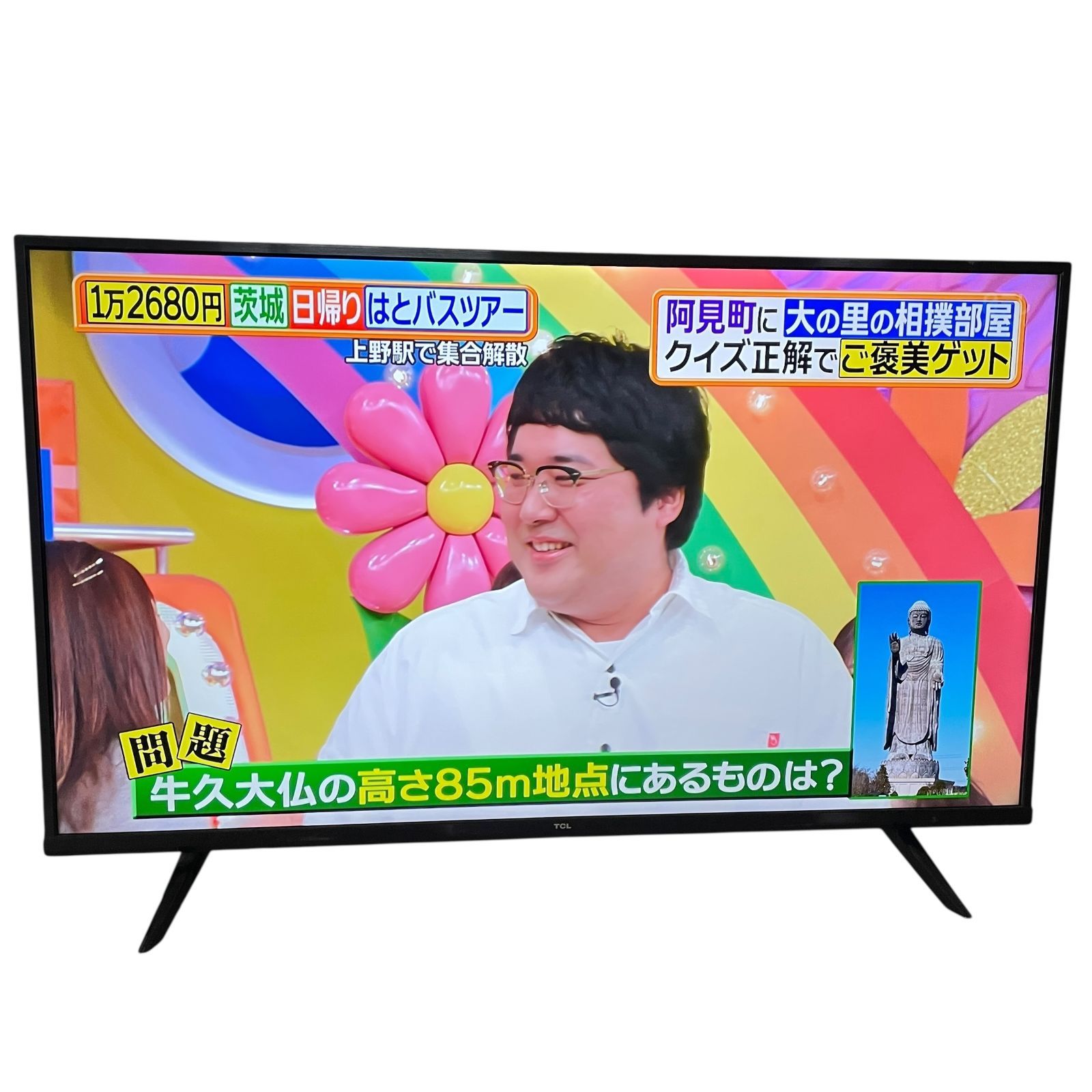 美品 【引取りOK】TCL 43P615 液晶カラーテレビ 4K 43型 2022年製 