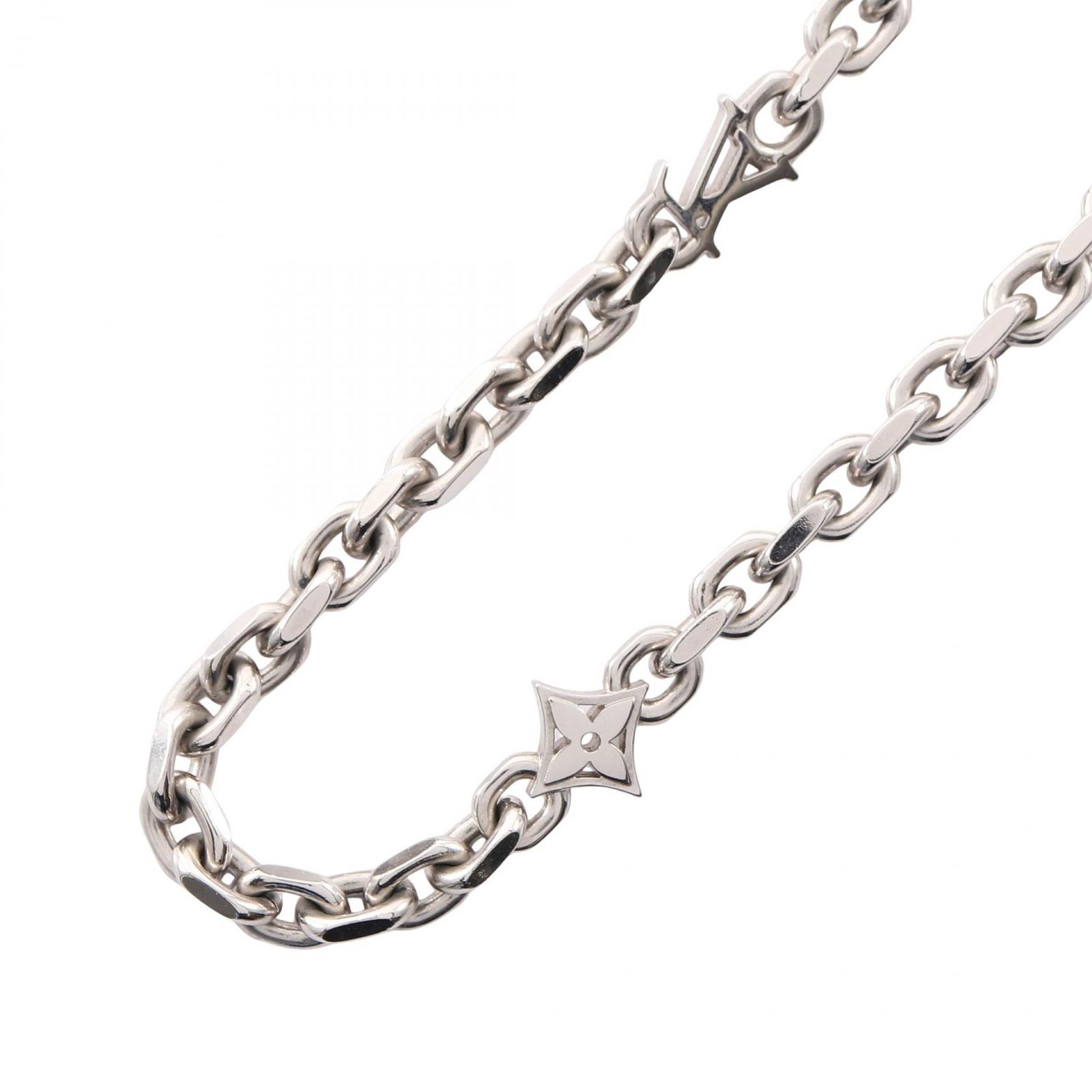 ルイ・ヴィトン LOUIS VUITTON　M02223 LVケーブルネックレス ルイ・ヴィトン LOUIS VUITTON ネックレス LVケーブル M02223