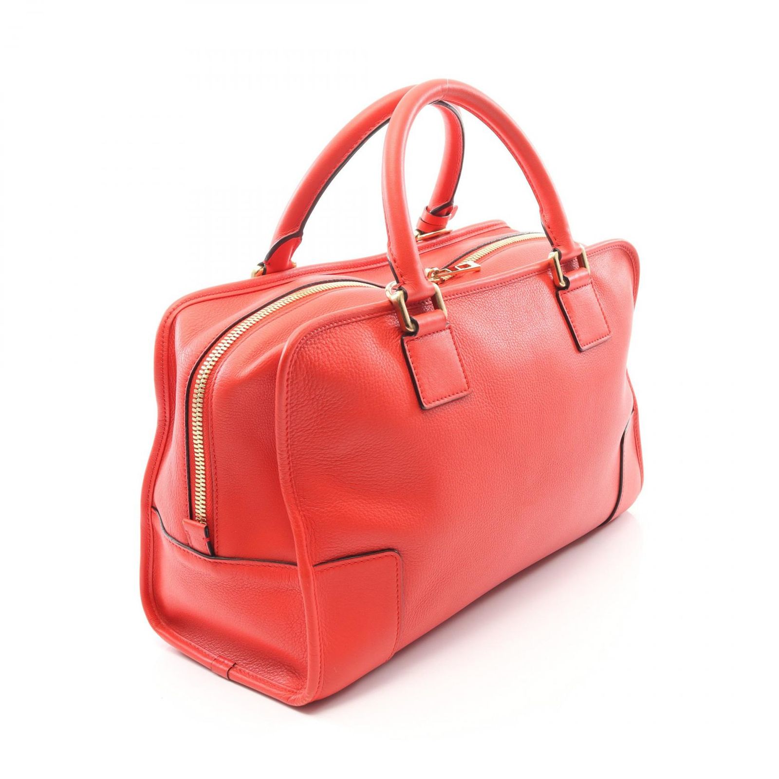 ロエベ LOEWE ハンドバッグ アマソナ36 352 30 N22 レッド レザー 
