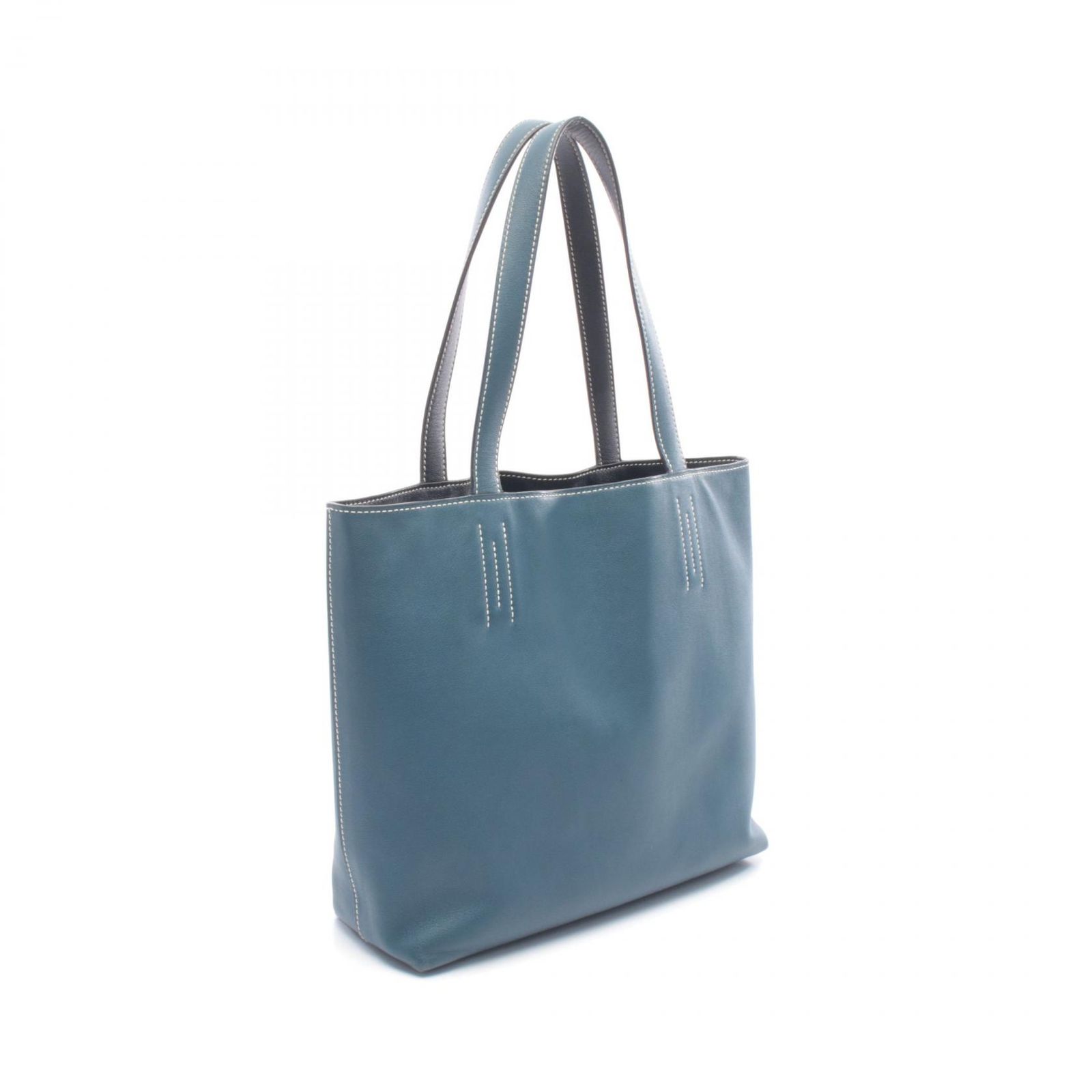エルメス HERMES トートバッグ ドゥブルセンス28 ネイビー/ブルー 
