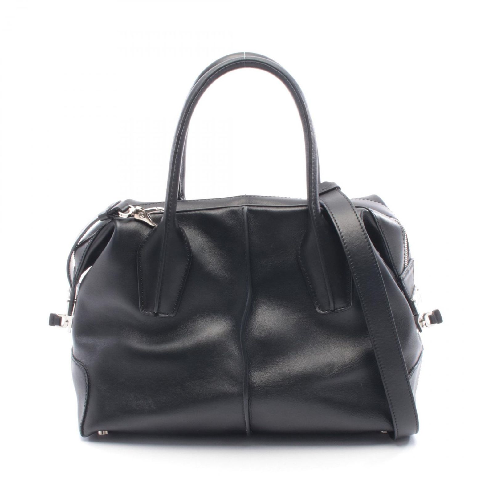 トッズ TOD'S ハンドバッグ Dスタイリング ブラック レザー D