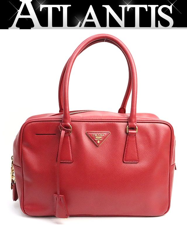 広尾店】プラダ PRADA ミニボストンバッグ ハンドバッグ サフィアーノ