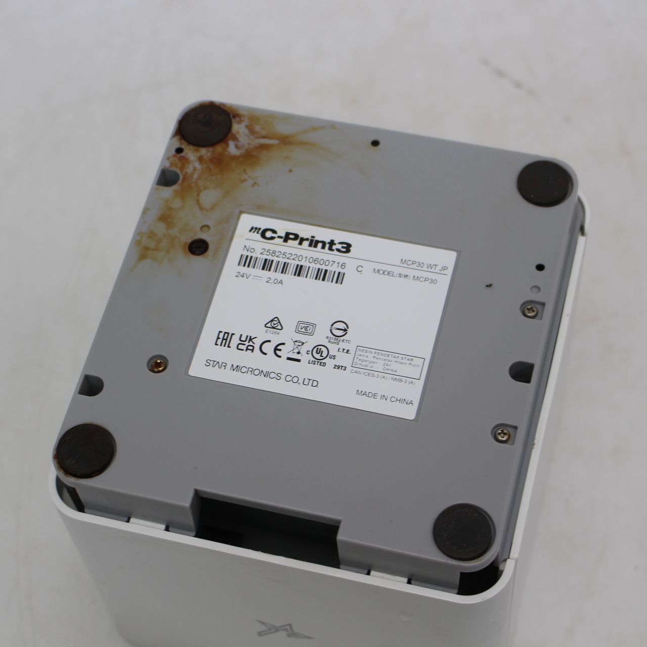 IS168)スター精密 mC-Print3 MCP30-WT-JP レシートプリンター - メルカリ