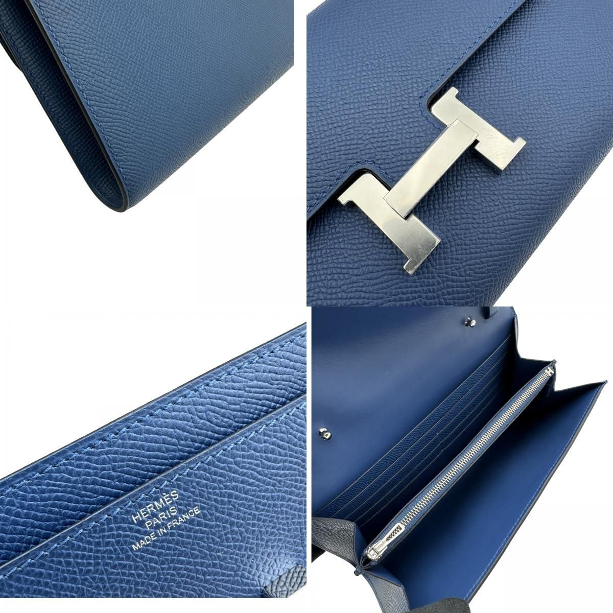 エルメス HERMES コンスタンストゥーゴー K刻印 ブルータイ シルバー 