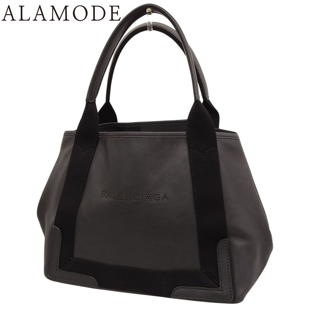m*0様 【超メルカリ市】 BALENCIAGA カバス トートバッグ レザー BALENCIAGA(バレンシアガ) ネイビーカバスS ハンドバッグ トートバッグ