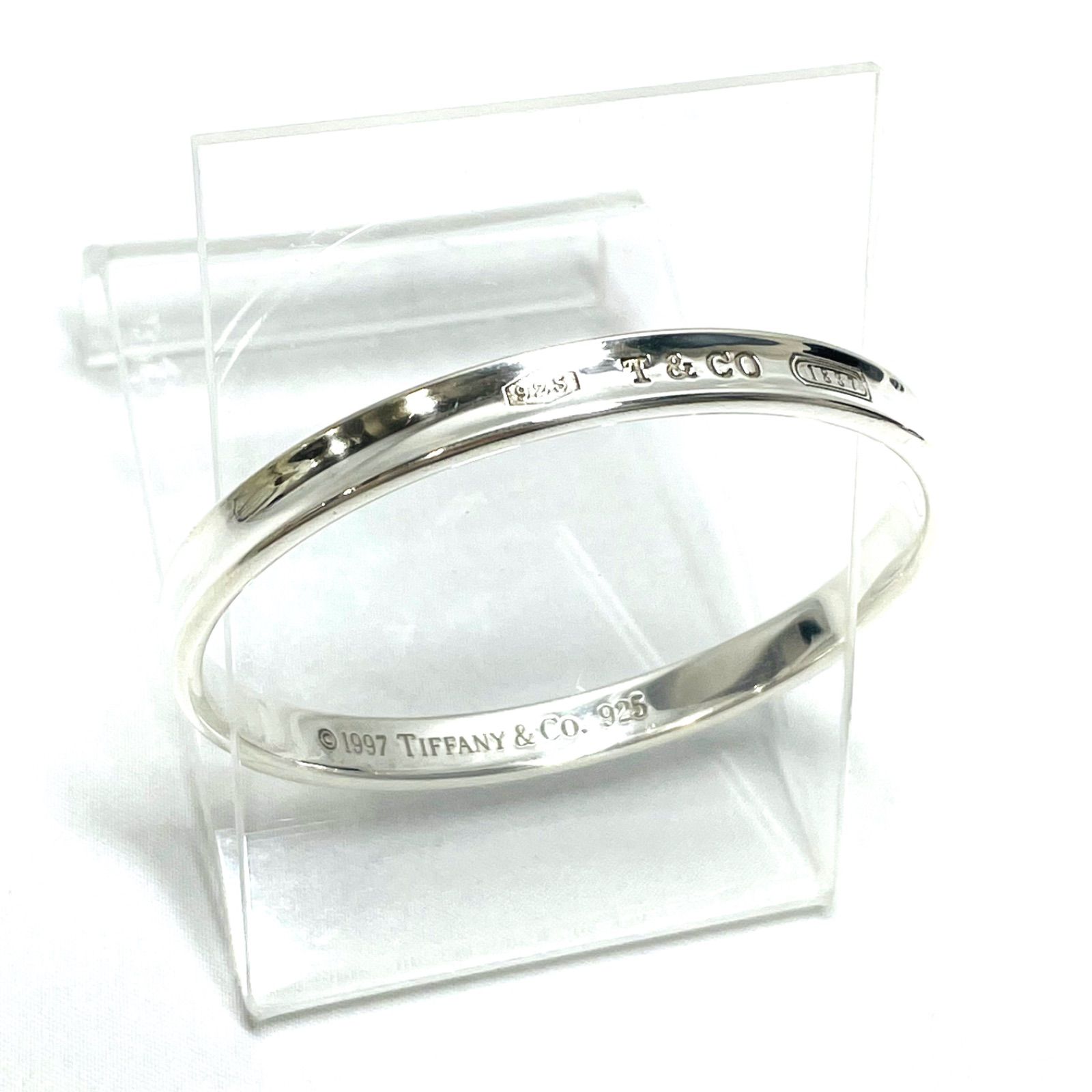 ABランク】 Tiffany ティファニー ナローバングル 925 31.3g （57776 