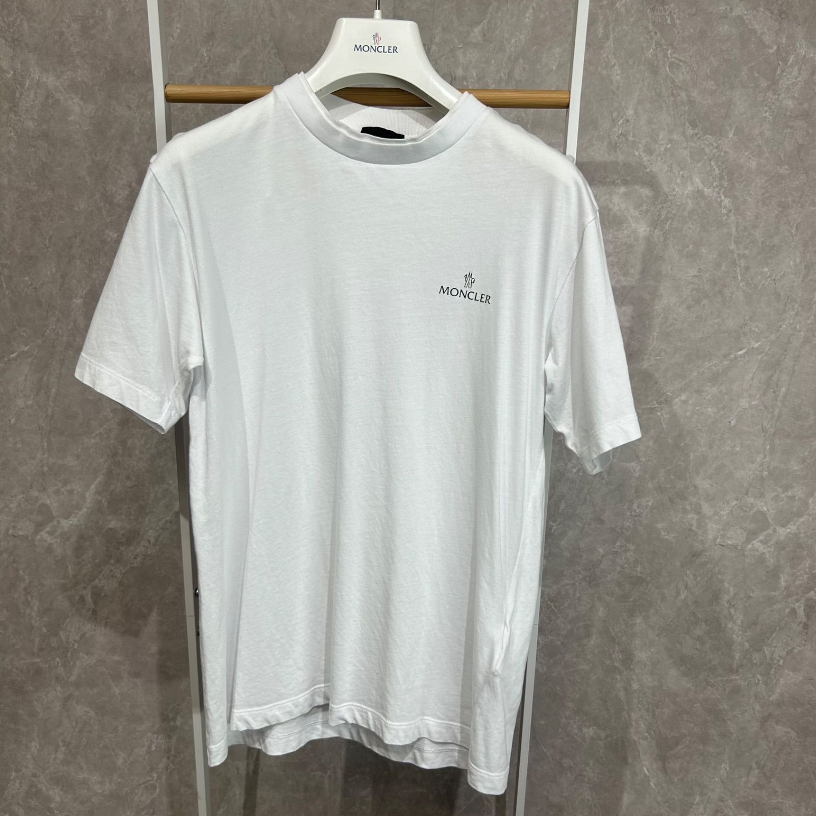 MONCLER モンクレール 半袖 Tシャツ白S 【公式通販】
