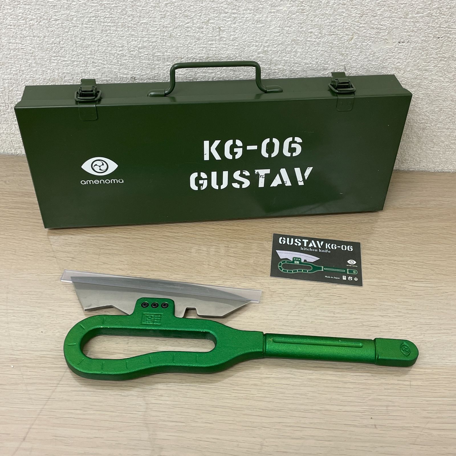 定価¥48400 GUSTAV グスタフ キッチンナイフ KG-06 斧型 料理 定価¥48400 GUSTAV グスタフ キッチンナイフ KG-06 斧型 料理