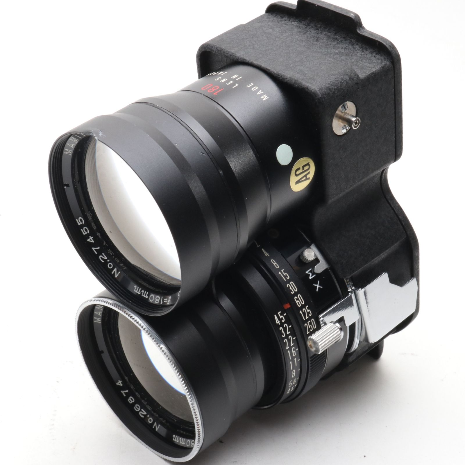 カメラ # MAMIYA SEKOR SUPER 180mm F4.5 二眼レフ用レンズ
