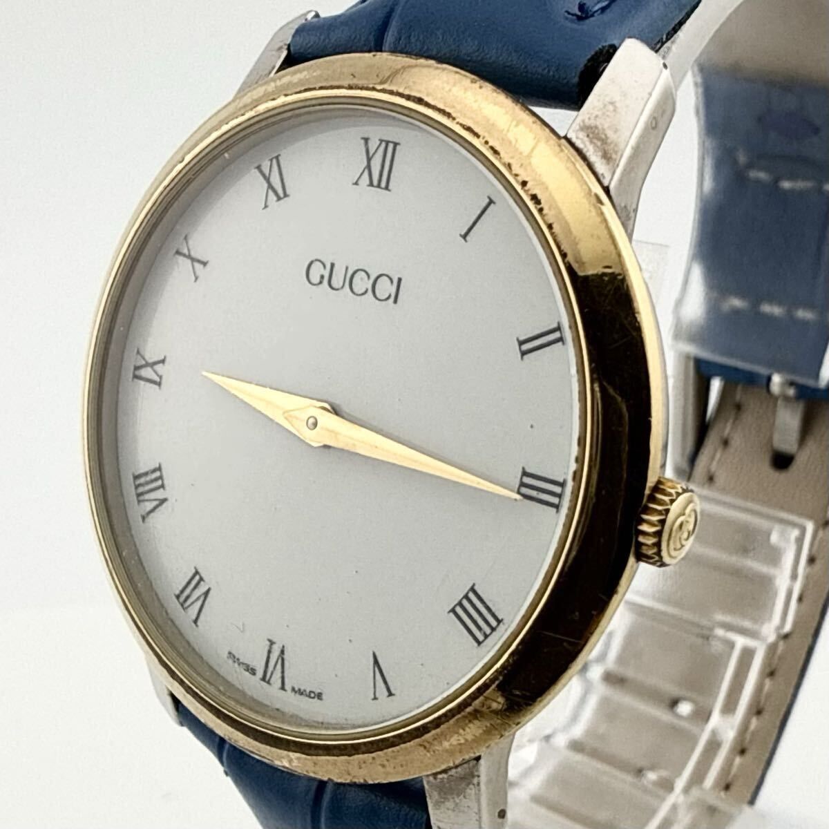ジャンクGUCCI GUCCI グッチ 2200M ゴールド メンズクオーツ グッチ 
