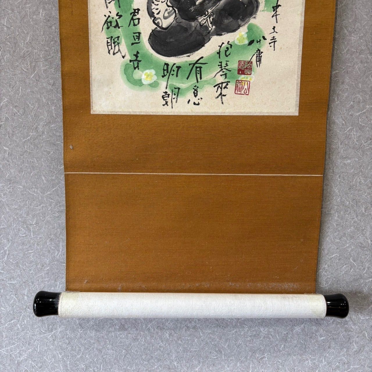 掛軸 /水墨画 清水公庸】東大寺 巻物 骨董品 - メルカリ