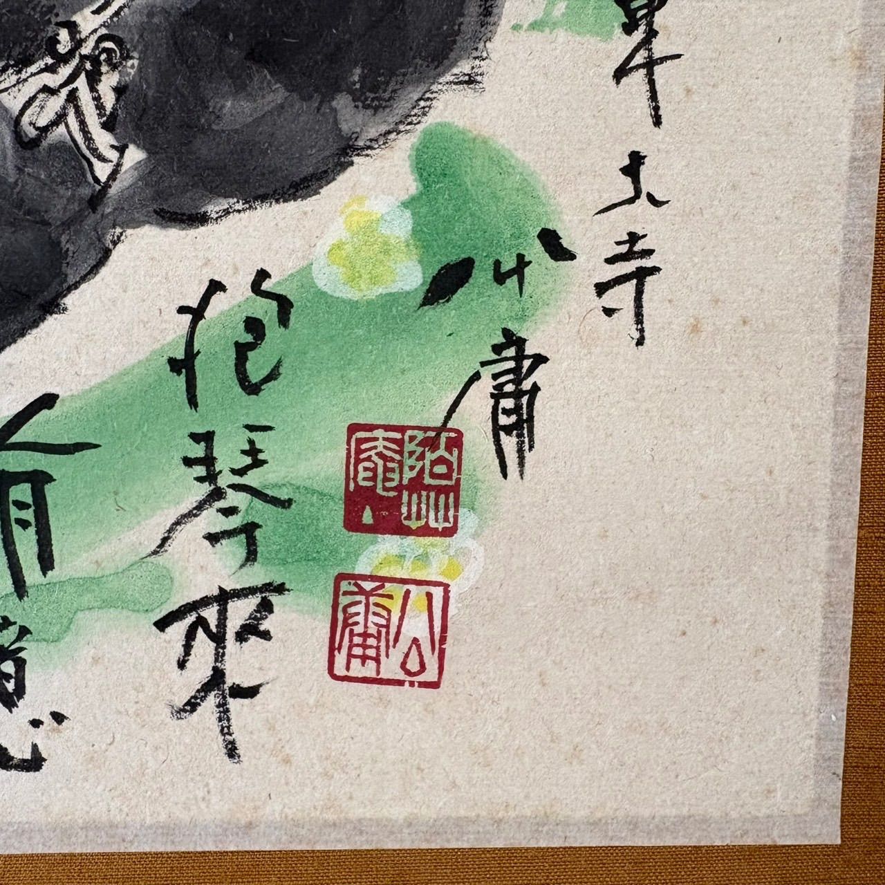 掛軸 薬師寺 水墨画 風景画 骨董品 掛軸 /水墨画 清水公庸】東大寺 巻物 骨董品 - メルカリ