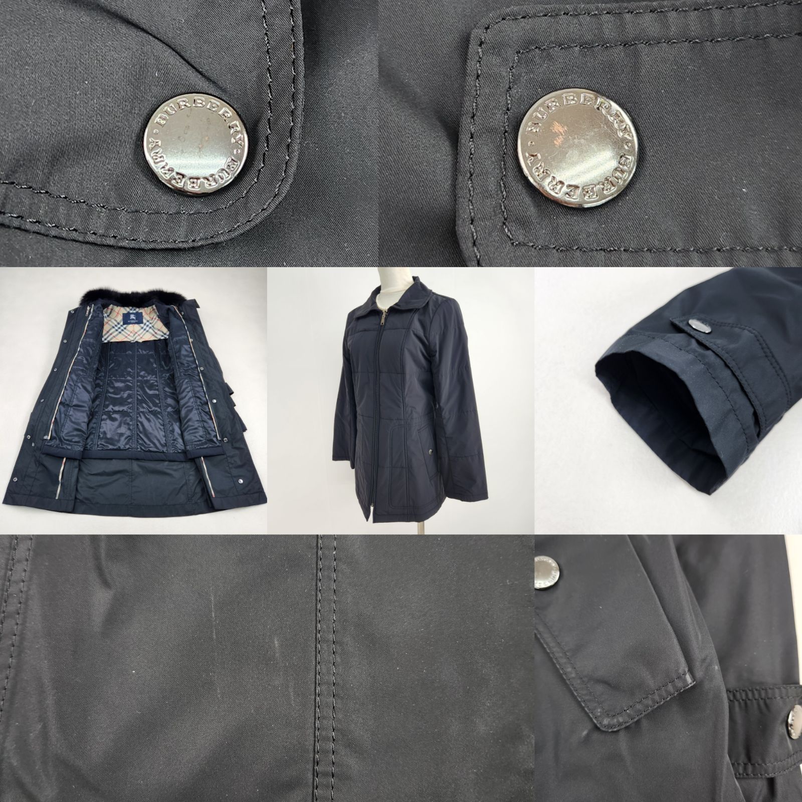BURBERRY LONDON スプリングコート 5way 撥水加工 中綿ライナー付き